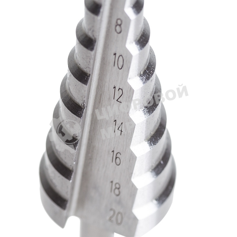 Сверло по металлу ступенчатое Kranz 4,0-20,0 мм 76 мм 62 HRC