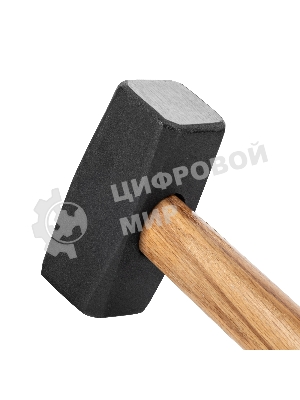Кувалда Sparta 1500 г, кованая головка, деревянная двухцветная рукоятка