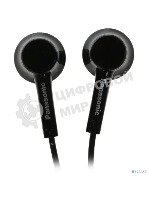 Проводные наушники Panasonic RP-TCM115GCK черный, внутриканальные, Jack 3.5 мм