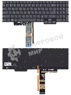 Клавиатура для ноутбука Lenovo 5 Chrome 16IAU7 черная