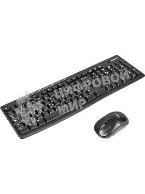 Комплект клавиатура+мышь Logitech MK270 беспроводной, USB, 1000 DPI, чёрный