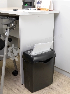 Шредер Heleos УД15-2 черный/серебристый (секр.Р-2) ленты 12лист. 15лтр. скобы пл.карты