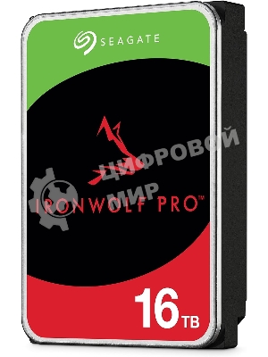 Жесткий диск Seagate SATA-III 16Tb ST16000NT001 NAS Ironwolf Pro 512E (7200rpm) 256Mb 3.5