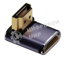 Переходник HDMI угловой папа-мама вниз