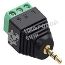 Сборный штекер microJack 2.5 мм 2 канала