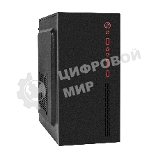 Компьютерный корпус Minitower ExeGate BAA-403U2-AAA350 (mATX, БП AAA350 с вент. 8см, 1*USB/2*USB 3.0, HD Audio, черный)