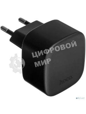 Сетевое зарядное устройство HOCO CS32A/ Сетевое ЗУ/PD + QC 3.0/ 2 USB: Type-C + Type-A/ Выход: 20W/ черный