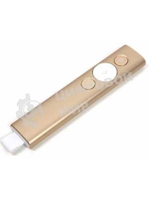 Презентер беспроводной Logitech Spotlight золотистый, радиоканал, USB, кнопки - 3