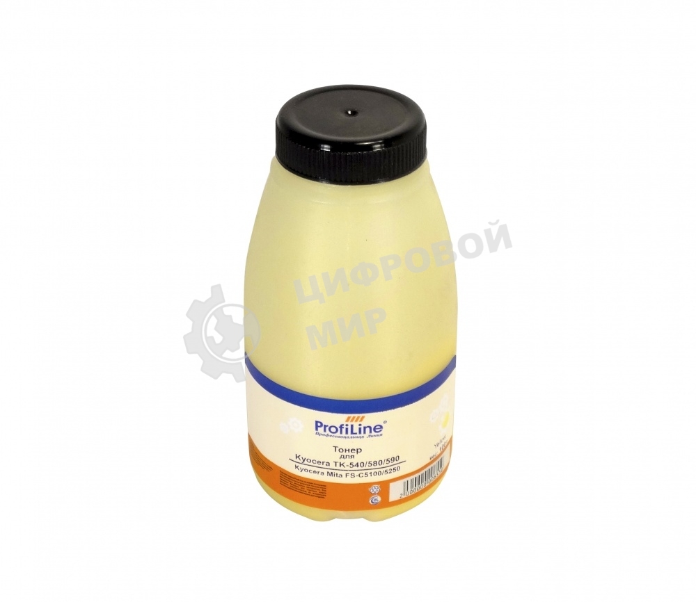 Тонер ProfiLine TK-540/580/590 Yellow для принтеров Kyocera Mita FS-C5100/5250 100 гр Фасовка РФ