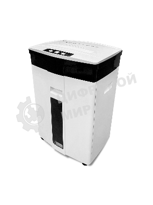 Шредер ГЕЛЕОС УМ28-5, DIN P-5 (5 ур-нь секр.), 28 литров, фрагмент 1,9х12мм, 13-14 лист (70г/м2), CD/пл.карты/скрепки/скобы,