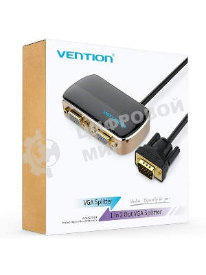Разветвитель-сплиттер Vention VGA 15M/2x15F на 2 монитора