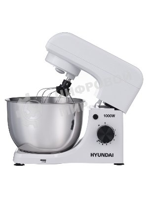 Миксер планетарный Hyundai HYM-S4451 1000 Вт, белый/черный