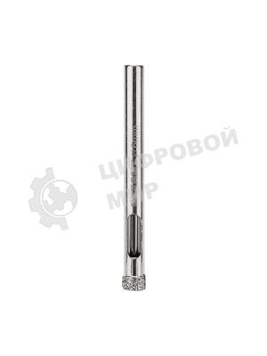 Сверло алмазное Kranz 6 мм, по керамике и стеклу