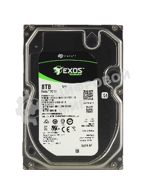 Жесткий диск Seagate Original SATA-III 8Tb ST8000NM017B Exos 7E10 (7200rpm) 256Mb 3.5