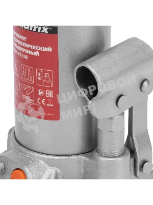 Домкрат гидравлический бутылочный Matrix, 3 т, h подъема 178–343 мм, в пласт. кейсе