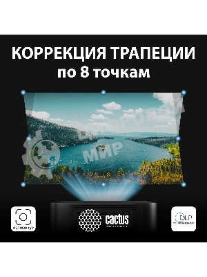 Проектор Cactus CS-E2.SG DLP 5600Lm (1920x1080) 200000:1 ресурс лампы:20000часов 1xUSB typeA 1xHDMI 4.2кг