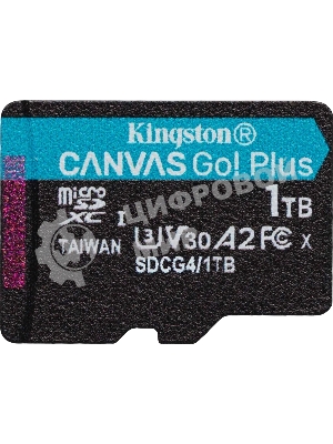 Флеш карта microSDXC 1Tb Kingston SDCG4/1Tb Canvas Go! Plus + adapter