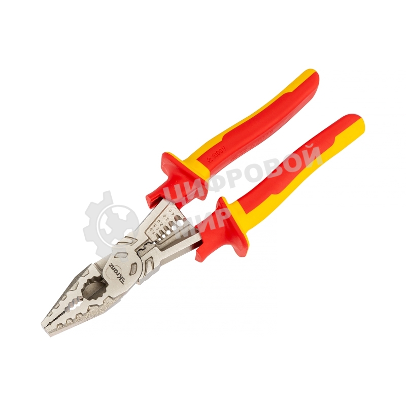 Плоскогубцы многофункциональные диэлектрические Kranz 230 мм