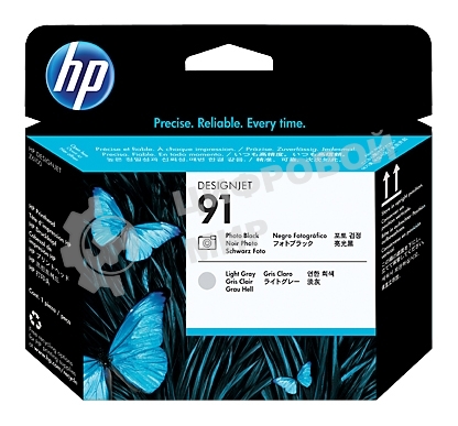 Картридж струйный HP №91 C9463A фото черный/светло-серый печатающая головка для HP Z6100