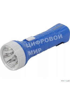  Аккумуляторный Светодиодный фонарь Smartbuy SBF-99-B 5 LED с прямой зарядкой синий 