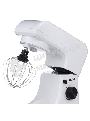 Миксер планетарный Hyundai HYM-S4451 1000 Вт, белый/черный