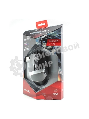 Мышь беспроводная Crown Gaming CMXG-801 черный, 1600 dpi, радиоканал, USB, кнопки - 7