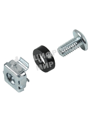 Набор ITK закладных винтов-шайб-гаек под крестовую отвертку (M6x12мм)