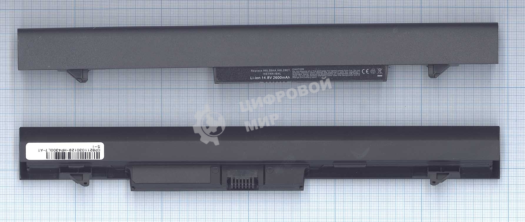 Аккумуляторная батарея для ноутбука HP ProBook 430 G1, 430 G2 (HSTNN-IB4L) (RA04) 2600mAh OEM черный