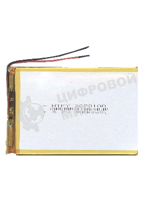 Аккумулятор Li-Pol (батарея) 3x70x100мм 2pin 3.7V/3000mAh
