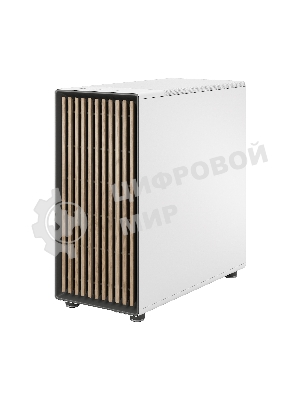 Компьютерный корпус без блока питания Fractal Design North XL, Full-Tower, 3x140мм, 2xUSB-A 3.2 + 1xUSB 3.2 Type-C E-ATX, ATX, mATX, mITX Wood panel, Chalk белый