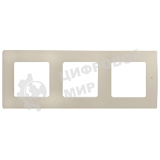 Рамка 3 поста, сл. кость ETIKA