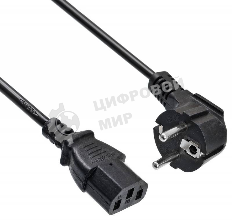 Кабель Buro BU-PCAB-ZP1 IEC C13 Евровилка 3м
