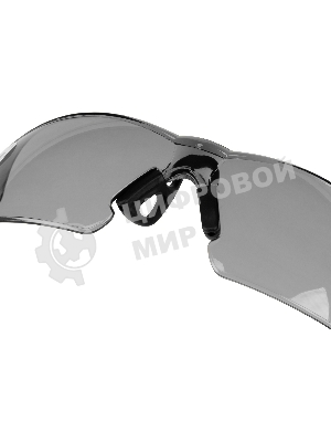 Очки защитные Denzel открытые, поликарбонатные, дымчатая линза, 2х комп.дужки