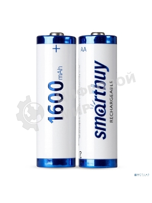 Аккумулятор NiMh Smartbuy SBBR-2A02BL1600 AA/2BL 1600 mAh (24/240) (2шт. в уп-ке)