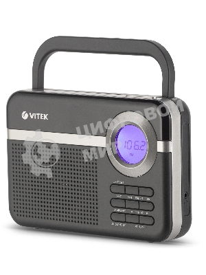 Радиоприемник Vitek VT-3592 (BK) Тип батареек UM-2/С. Выходная мощность 1 вт.