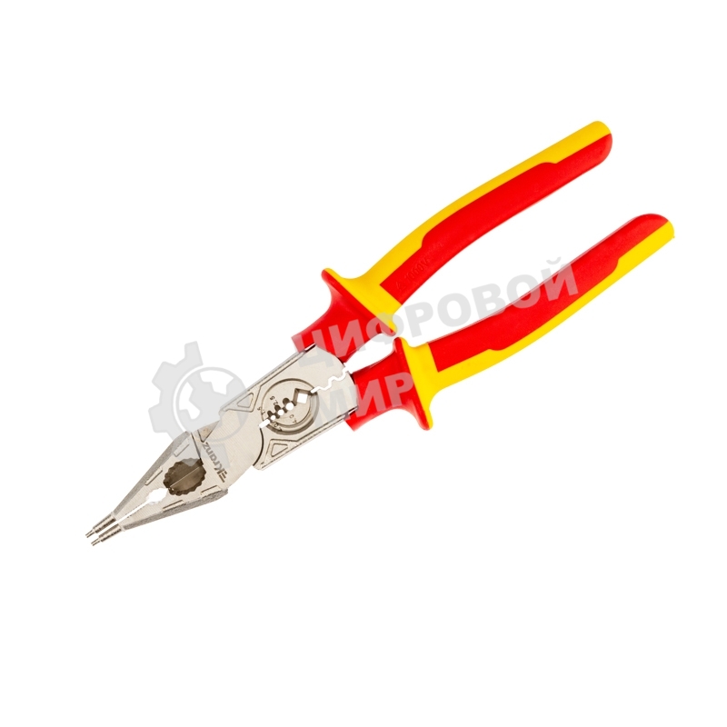 Плоскогубцы многофункциональные диэлектрические со съемником Kranz 238 мм