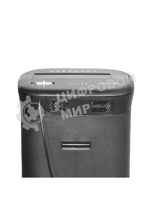 Шредер ГЕЛЕОС УМ28-4, DIN P-4 (4 ур-нь секр.), фрагмент 3,9х30мм, 19-21 лист (70г/м2), CD/пл.карты/скрепки/скобы, 28 литров