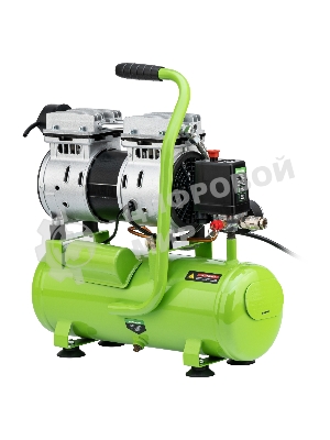 Компрессор безмаслянный малошумный Сибртех МБ 750/10,750 Вт, 10 л, 150 л/мин