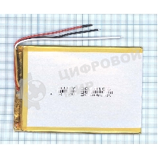 Аккумулятор Li-Pol (батарея) 3x70x100мм 3pin 3.7V/3000mAh