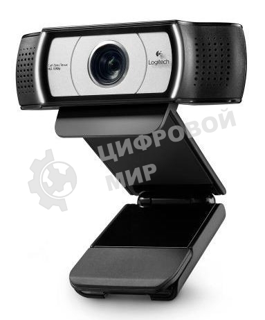 Веб-камера Logitech C930s Pro HD 1920x1080, 30 кадр/с, USB Type-A, микрофон (2 шт, шумоподавление), шторка приватности, автоматическая фокусировка, автоосвещение, универсальное крепление