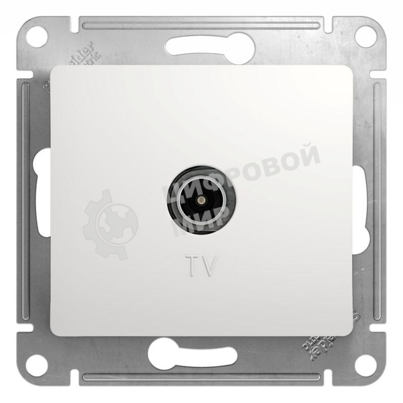 Механизм коннектора TV антены Glossa бел. SchE GSL000193