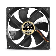 Вентилятор для корпуса ExeGate ExtraPower EP12025S3P черный, 120 мм, 1800 об/мин, 28 дБ, 3 pin