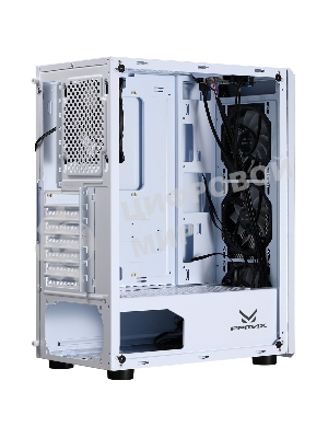 Компьютерный корпус AeroCool/Formula CL-3303W RGb белый без БП ATX 6x120мм 2xUSB 2.0 1xUSB 3.0 audio bott PSU