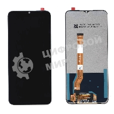 Дисплей для Realme C35 черный