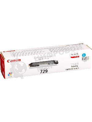 Картридж лазерный Canon Cartridge 729C (4369B002) голубой (1000 стр.) для Canon i-Sensys LBP-7010C/7018C