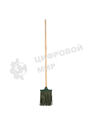 Метла Сибртех полипропиленовая 230 х 250 мм плоская, с черенком