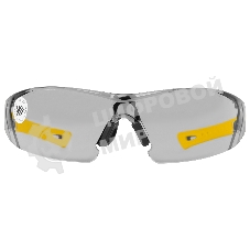 Очки защитные Denzel открытые, поликарбонатные, дымчатая линза, 2х комп.дужки