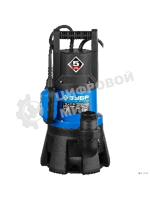 Насос ЗУБР НПГ-Т3-1300профессионал т3 погружной дренажный для грязной воды d частиц до 35мм 1300В