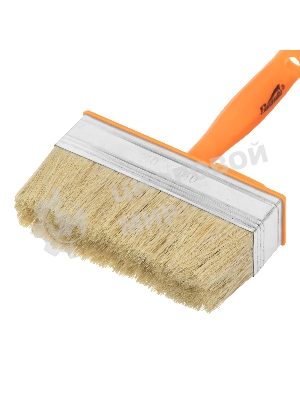 Кисть-ракля Sparta 40х140 мм, натуральная щетина, пластмассовый корпус, пластмассовая рукоятка