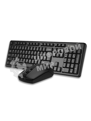 Комплект клавиатура+мышь A4Tech 3330N беспроводной, USB, 1200 DPI, чёрный